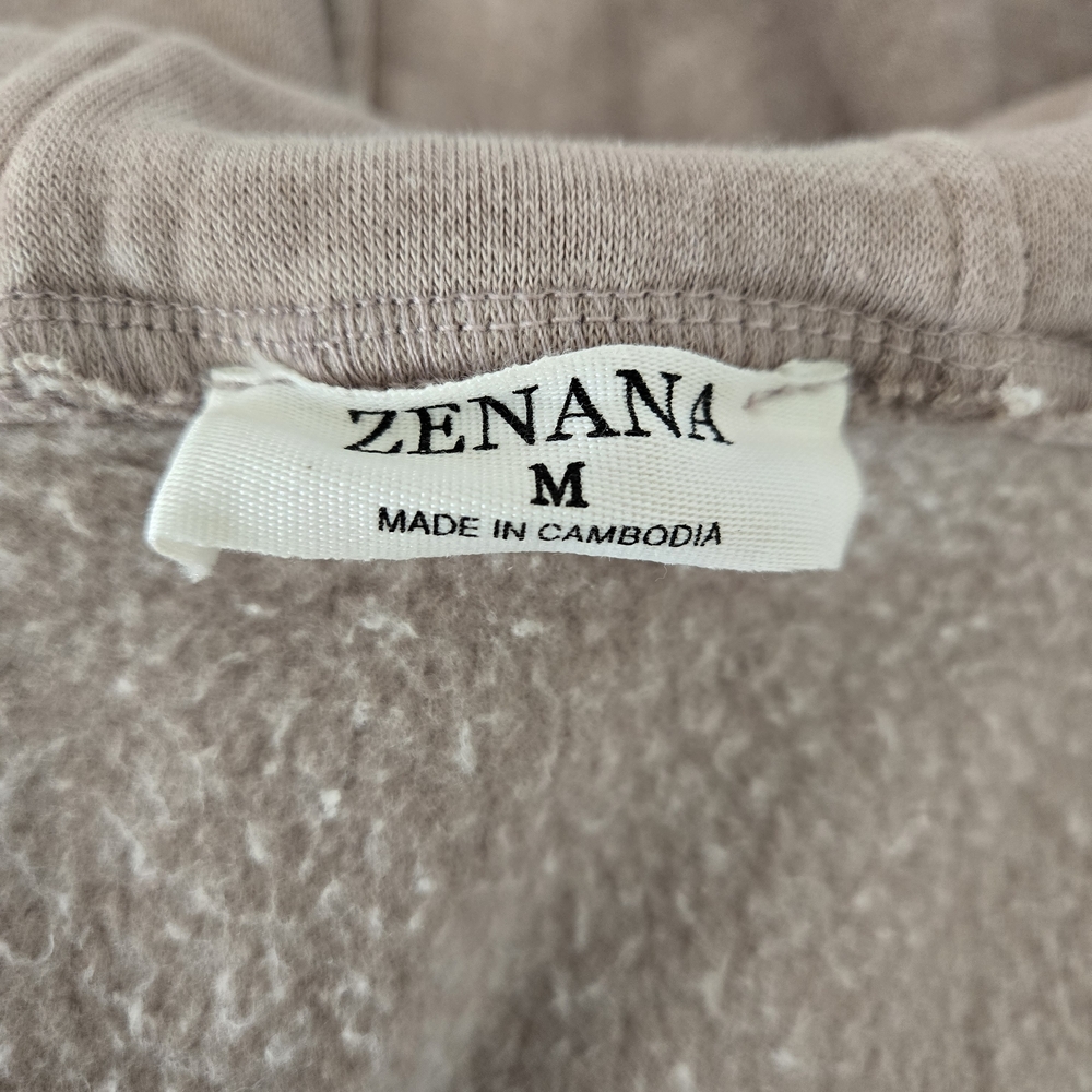 Zenana Outfitters Taupe Hoodie - Picture 4 of 4